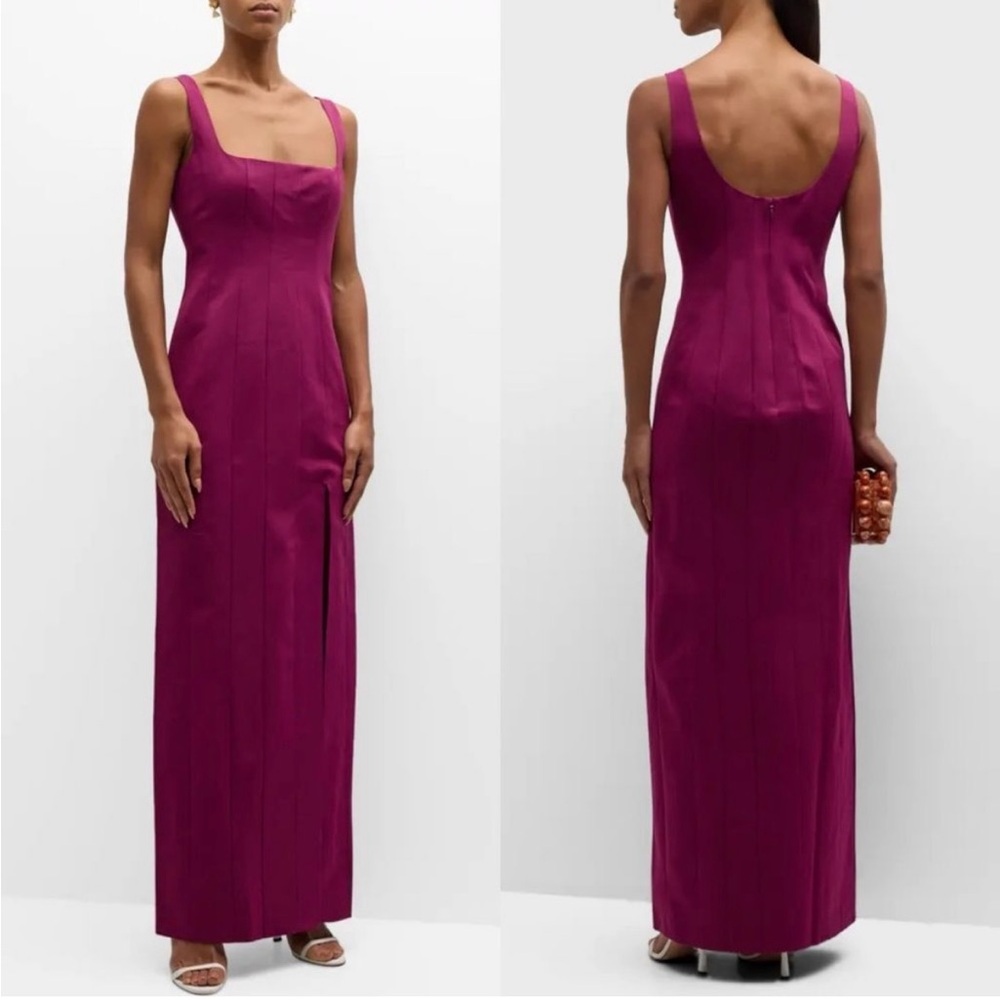 STAUD Fuchsia Maxi Dress